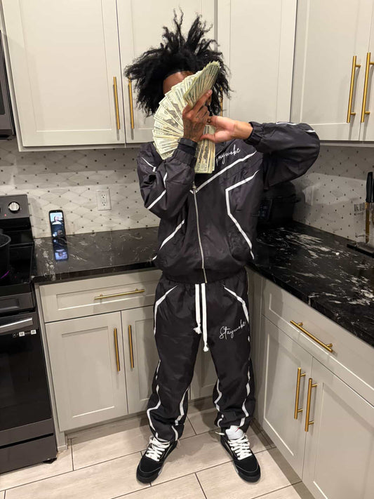 ⭐️StayWoke™ Reflective Tracksuit Set